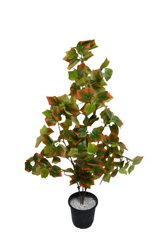 Artificial croton Leaves plant 3 branches Height 95 CM