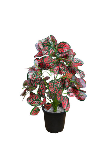 Artificial croton Leaves plant 18 branches Height 51 CM