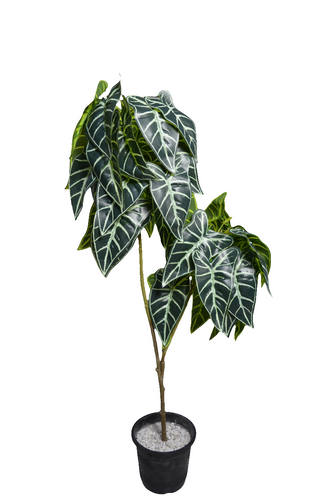 Artificial Lily Leaves plant 2 branches Height 90 CM