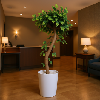 Artificial Plant without Pot - 56- Height (4 Feet)