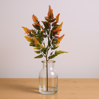 Artificial fern leaves bunch without pot (Height 52 x width 20 cm)