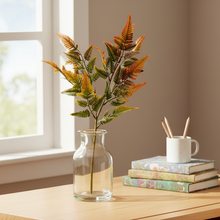 Artificial fern leaves bunch without pot (Height 52 x width 20 cm)