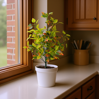 Artificial Real Touch Leaves Plant (size 26inch)