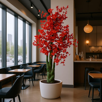 Artificial Jasmine Flowers plant 5.5 Feet Height ( without pot)