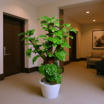 Artificial Monstera 5 feet plant without pot