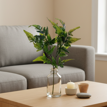 Artificial fern leaves bunch without pot (Height 52 x width 20 cm)