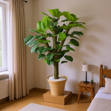 Artificial Green Plant in 4 feet Moss Stem (Without pot)