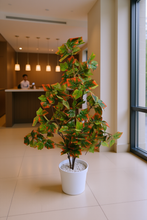 Artificial croton Leaves plant 3 branches Height 95 CM