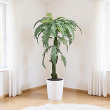 Artificial 4 feet Dust Fern plant single stem without pot