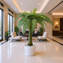 Artificial 3 feet Dust Fern plant single stem without pot