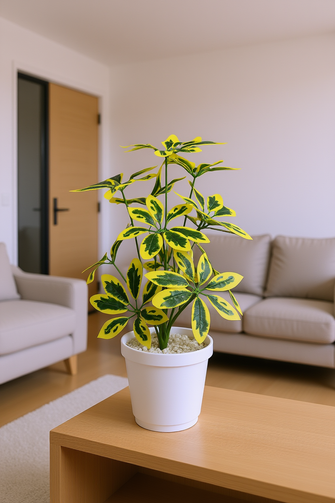 Artificial  46 CM Real touch feel Leaves plant 12 branch