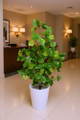 Artificial croton Leaves plant 3 branches Height 95 CM