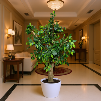 Artificial Plant without Pot - 60- Height (6 Feet) 16