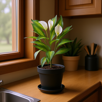 Artificial Real Touch Calla Lily plant (size 28inch)