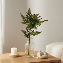 Artificial fern leaves bunch without pot (Height 52 x width 20 cm)