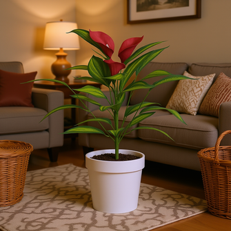 Artificial Real Touch Calla Lily plant (size 28inch)