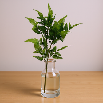 Artificial fern leaves bunch without pot (Height 52 x width 20 cm)