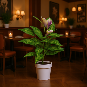 Artificial Real Touch Calla Lily plant (size 28inch)