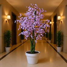 Artificial Jasmine Flowers plant 5.5 Feet Height ( without pot)