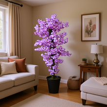 Artificial plant 4 feet height placed in the corner of living room