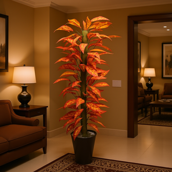 Artificial Plant without Pot - 60- Height (6 Feet)