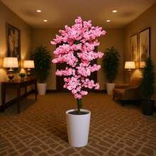 Artificial plant 4 feet height placed in the corner of Hotel room