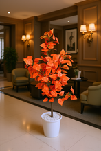 Artificial croton Leaves plant 3 branches Height 98 CM