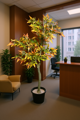 Artificial Fern plant 4 feet height Twin branch