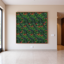 Wall mat -Green Leaves ( 24 * 16 Inch)