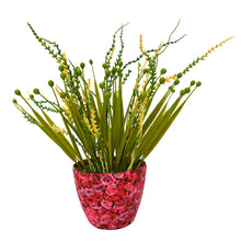 Artificial Beads Grass in Texture Pot