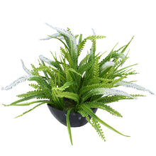 Artificial Fox Tail plant with Boat Pot (Height 28 cm)