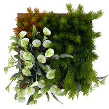 Artificial Latex Plants Green Wall Hanging Panel (30 cm X 30 cm )