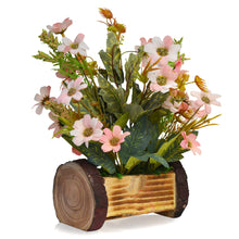 Artificial Daisy Flower in Buckle Pot (Height 30 cm)