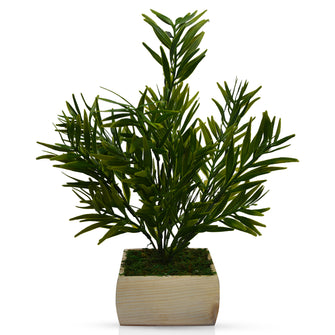 Artificial Mini Bamboo Plant in Pot  (Height : 32 cm)
