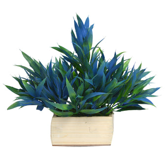 Artificial Coloured Bamboo Leaves in Pot (Height : 22 cm)