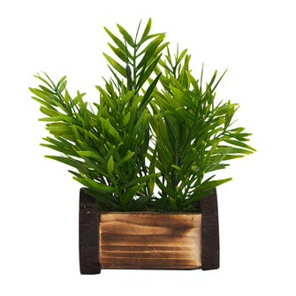 Artificial Mini Bamboo Leaves in buckle Pot