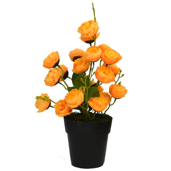 Artificial Flower Bengal Rose in Cone Pot( Height : 45cm / Width : 25cm)