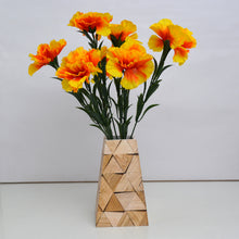 Artificial Carnation Flowers in designer pot ( Height 35 cm )