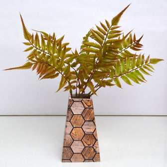 Artificial Plaply Fern Leaves Plant designer pot ( Height 40 cm )