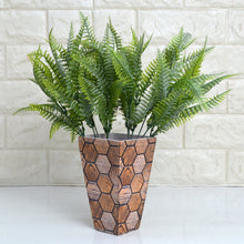 Artificial Christmas Leaves Plant in designer pot ( Height 38 cm )