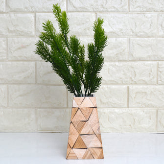 Artificial Pine Plant in designer pot ( Height 40 cm )