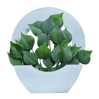 Artificial leaves wooden Basket (Height 30 x width 28 cm)