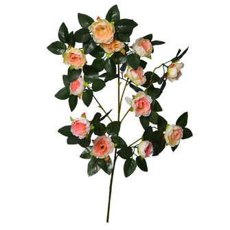 Artificial Peony Leafy Bunch (Height : 60 x Width : 30 cm)