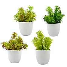 Artificial Potted Plants Set of 4 Pack