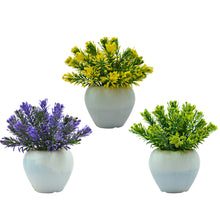 Artificial Potted Plants Set of 3 Pack