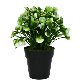 Artificial Water Plant Leaves in Pot (Height : 25 x Width : 20 cm)