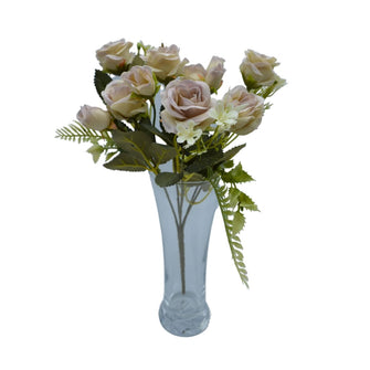 New Rose Bunch without pot (Height : 30 x Width : 20 cm)