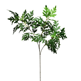 Artificial Wild Wormwood Leaves Stick without pot (Height : 80 x Width : 30 cm)