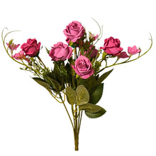 Artificial Rose Buds 7 Heads/Branch's (Height: 30 x Width : 20cm)