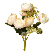 Artificial Peony 6 Buds Bunch (Height: 30 x Width 20 cm)